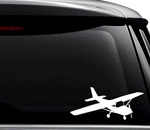 Налепница за пилотска декларација Cessna Pilot за употреба на лаптоп, шлем, автомобил, камион, мотоцикл, прозорци, браник, wallид и големина на декор- [8 инчи] / [20 cm] широки / бо