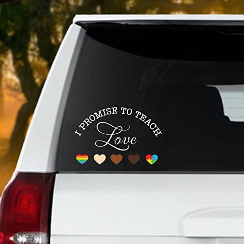 Арогелд ветувам дека ќе научам налепници за loveубовен автомобил налепници геј гордост декларација ЛГБТ виножито еднаквост лезбејски налепници за автомобили налеп