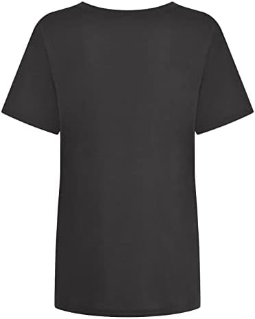 Гроздобер кошула за графичка маичка од 1950 -тите години за жени, со лесен капка рамо со кратки ракави, ретро потресена темна сива ноќна ноќ