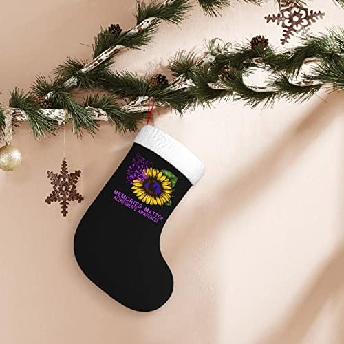 Јоигг се бори против Алцхајмерс сончоглед Божиќно порибување Божиќни чорапи Класичен празник за украсување камин што виси чорап