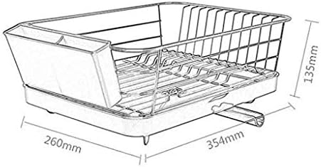 SDGH Rack Rack - решетката за складирање на садови за складирање кујнски садови пластични решетки од не'рѓосувачки челик