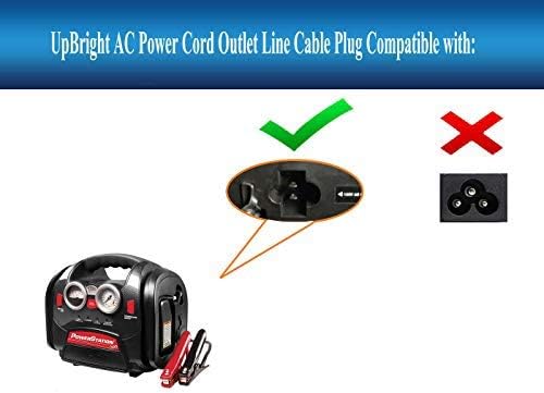 Редослед 2-излез 120V AC во кабелот за напојување на кабелот за напојување Кабел за полнач на кабел Компатибилен со моделот PowerStation PSX PSX2 PS X2 X 2 3 PSX3 PSX-3 Станица 12V DC Скоча з