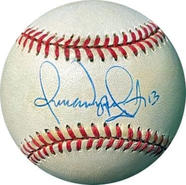 Омар Визкел го потпиша Роал Роулингс Официјален Бејзбол во Американската Лига #13 тонски точки-Бејзбол Со Автограм