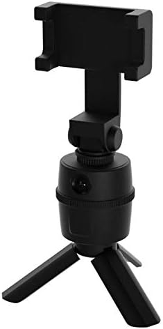 Штанд со боксер и монтирање компатибилен со Doogee S40 Pro - PivotTrack Selfie Stand, Pivot Stand за следење на лицето за Doogee S40 Pro - Jet Black