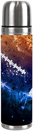 Вантасо изолирано шише со вода гроздобер галаксиски вселенски starsвезди Американски кошаркарски изолација вакуум колба Спортски чаша кригла 500 мл 17 мл за жени мажи