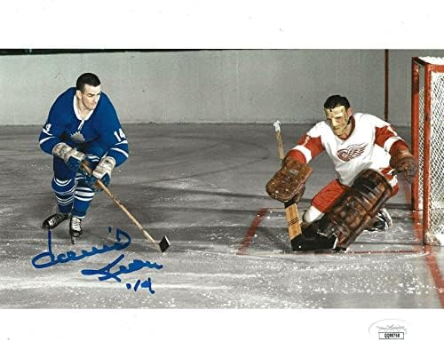 Дејв Кеон го потпиша Торонто јавор лисја 8x10 Фото -автоматски автограм HOF 4 JSA - Автограмирани НХЛ фотографии