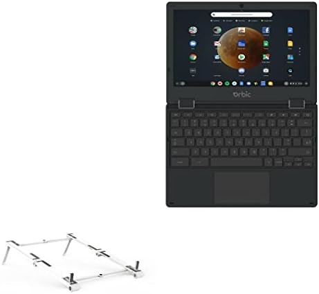 Штанд на Boxwave и монтирање компатибилен со Orbic Chromebook 4G - Standебни алуминиумски држачи 3 -во -1, преносен, штанд за