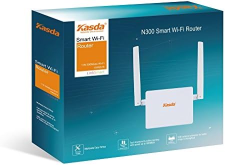 Kasda N300 WiFi рутер, лесно поставување преку мобилен телефон, 5DBI голема антена за добивка, безжичен рутер со голема брзина
