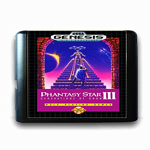 Lksya Fantasy - Star 3 Game Card за Sega 16 бит, д -р за Mega Drive, за Genesis Pal USA JAP Console за видео игри конзола