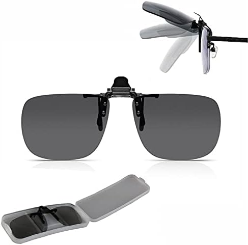 Поларизирана клип-вклучена метална клип без метални очила за сонце за мажи, погодни за очила за миопија на рецепт и очила за