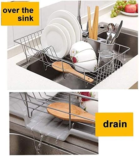 Rack Jahh Brand Rack -Dish Rack Sinkings Saines Box за складирање кујна за мијалник за мијалник, решетката за мијалник