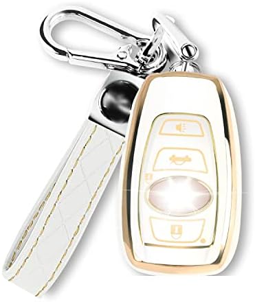 За насловната страница на клучот Subaru Key со оригинална кожа клуч за заштита на автомобили за заштита на автомобили за заштита