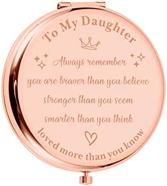 2023 Подароци За Дипломирање За Ќерка Тинејџерки Роденденски Подароци Од Мама Тато Компактна Шминка Огледало Подароци За Дипломирање За Нејзиниот Чекор Снаа Инспир