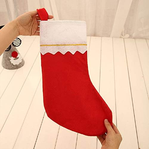 LSHDXD HERRA 6PCS Божиќни чорапи со чорапи 15 , DIY дозволи основни чорапи со чувствувани, Божиќни камиони Чорапи за бонбони