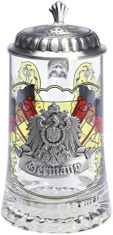 Германија стакло Штајн со капакот на пиво