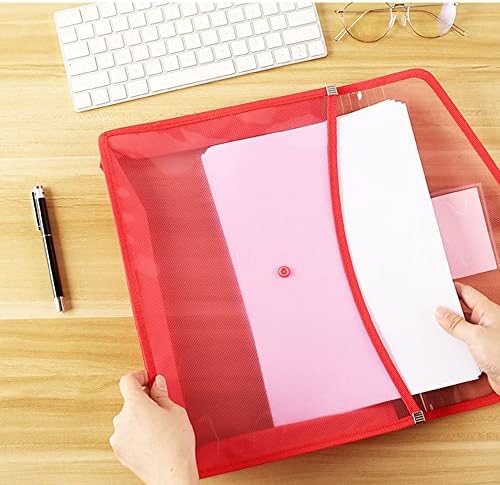 Пластични Пликови, Проширување На Папката Со Документи За Паричник Со Датотеки Со Етикета За Затворање Со Јасна Боја Торбичка