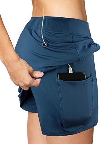 Womenенски тренинг јога шорцеви Контрола на стомакот, строги удобни задникот за лифт за лифт Атлетик велосипедизам за пешачење