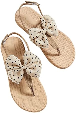 Папучи за куќи за жени чевли за плажа ткаат лизгање на пети кои се дишат рамни влечки женски лак отворен летни сандали облечени
