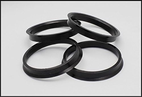 4 парчиња Поликарбонат Hubcentric Rings Hub Centric Rings 66.56x78.1mm