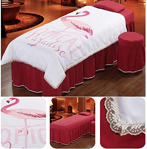 Zhuan Premium Massage Massion Leats сет со лесни дупки за масажа за масажа за масажа, здолниште перница, чипка за убавина салон