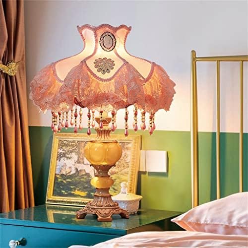WODMB Европска смола занаетчиска ламба Декоративно осветлување покрај креветот за постелнина Спална соба за свадбени палата