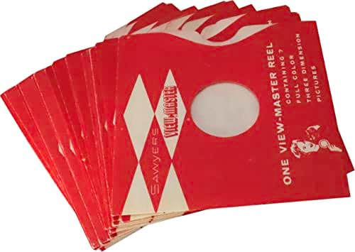Оригинални ракави на црвени ролни со винармастер - за единечни ролни пакет од 15 - 1950 -тите
