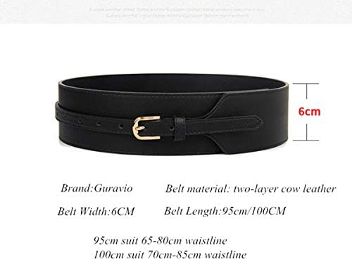Toptim Women Wide Cnotted Belt Design PU кожни ленти за половини Едноставен појас на ширина