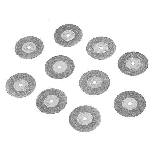 Дискови за пресек на тркалото за отсекување на тркалото обложени ротациони алатки, дијамантски бури од 30 парчиња дијаманти