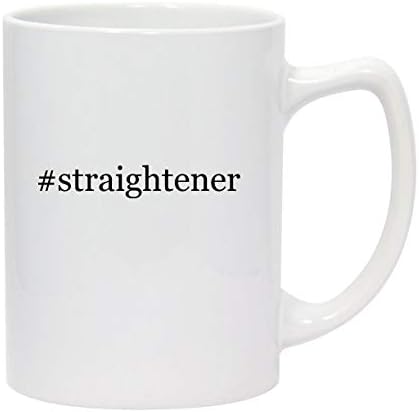 Производи од Моландра #Straigner - 14oz хаштаг бел керамички државник за кафе