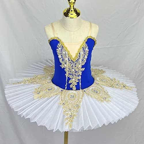 Девојки професионални балетски фустани за палачинки балетски танцувачки здолништа се продолжеат детски костум за балерина за