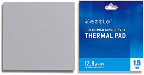 12,8 W/MK Силиконска термичка подлога за Heatsink GPU процесор RAM меморија SSD LED ладилник за ладење на IC чипсет （120x120x1.5mm）
