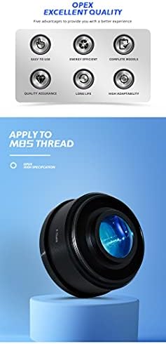 Опекс влакна ласерски леќи 300 x 300mm Fiber F-Theta леќи за скенирање на леќи M85 Thread Field Field Lens Lens Blave должина
