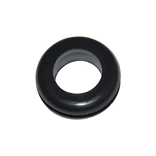 Flyshop 8pcs 22 mm ID 28 mm дупче за дупчење гума за гума дупка со двојна еднострана црна синтетичка гума за кабел за заштита