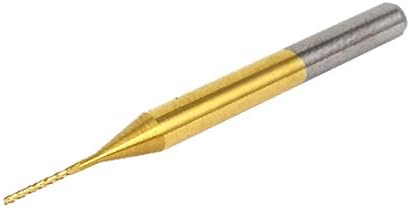 X-gree 0,6mmx4mm пченка заби со калај обложен карбид за мелење PCB CNC рутер за вежбање бит (0,6mmx4mm d_i_entes Tin Recubierto