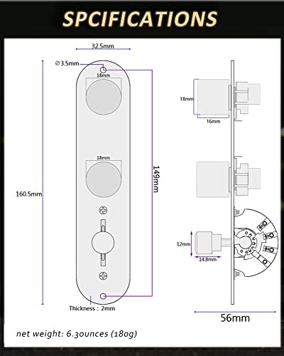 Склопување на контролна плоча за гитара Lamsam, натоварен 3-насочен прекинувач за сечило со двојно притискање Потенциометар