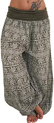 Карирани панталони за пижами жени истегнуваат половината биволска карирана облека за спиење удобно случајно влечење џогер широки