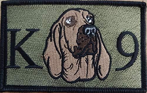 К-9 Крвен сервис за услуги за кучиња со прицврстувач на брендот Hook & Loop Morale K9 Tactical II