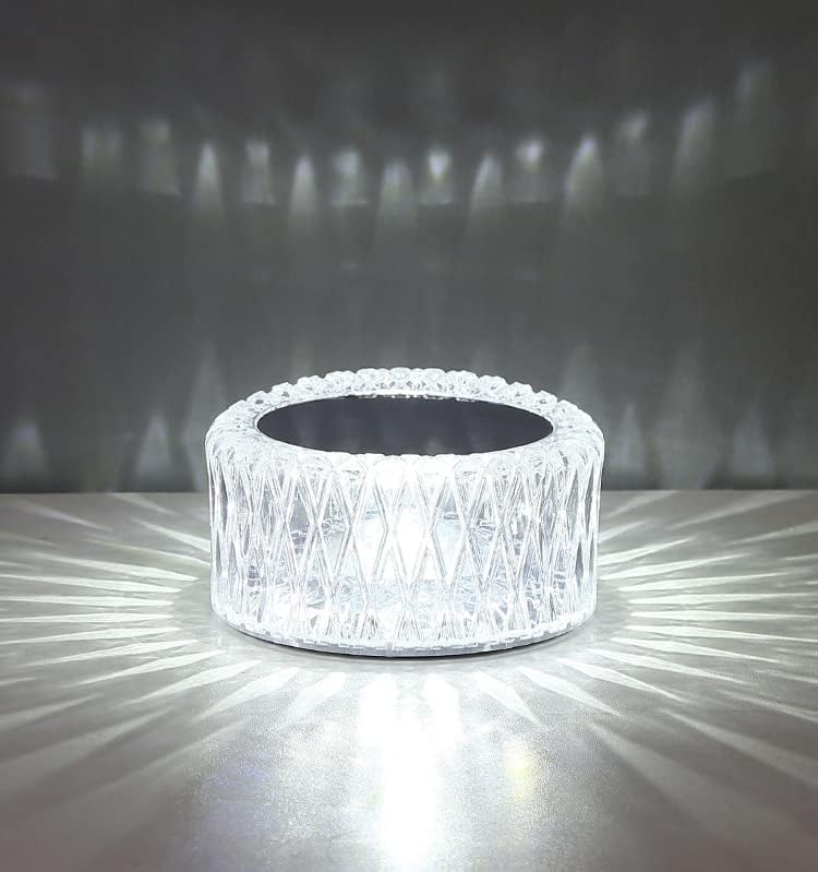 Ejfoiej Преносен кристален LED табела за ламба, 3-нивоата за осветленост на осветленост, 3 ламба за контрола на допир на допир