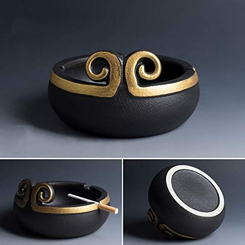 Рахима Вајпинг - керамички керамички пепелник гроздобер стил на десктоп декорација на пепел