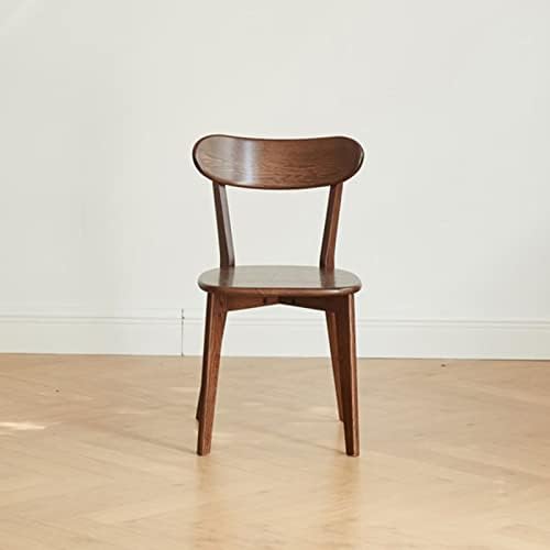 Трпезариско столче дрвен Фас одделение даб, природно дрво направено во Северна Америка столче од дрво без нечистотија,