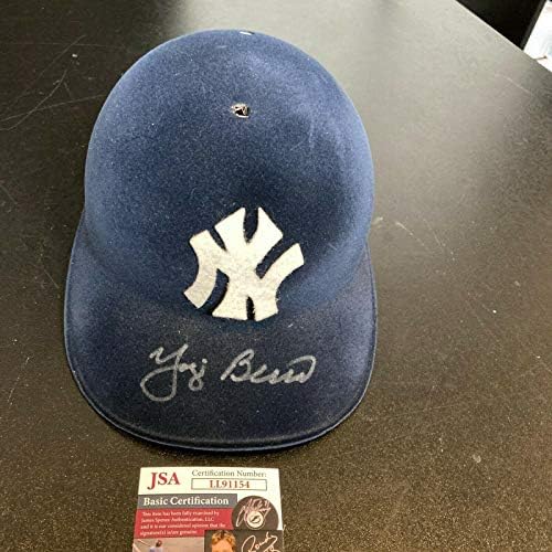 Јоги Бера потпиша гроздобер стил во 1960 -тите Newујорк Јанкис Бејзбол калем ЈСА Коа - Автограм Бејзбол