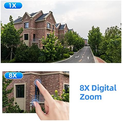 8MP Безжичен комплет за видео надзор 4K Camera WiFi Security System H.265 Plug & Play for Home Dome Cam 10ch
