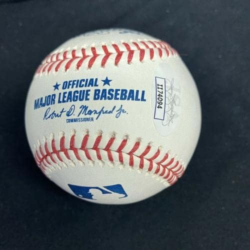 Рики Хендерсон 81 водечки бомби потпишан Бејзбол ЈСА - Автограм Бејзбол