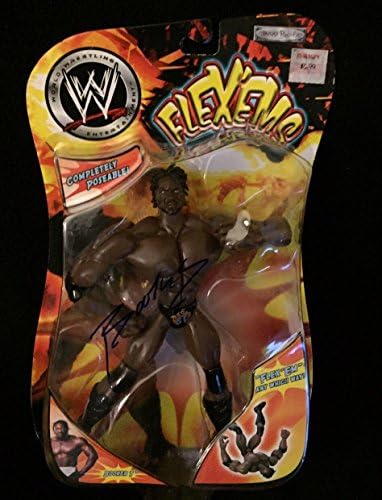 Booker T потпишана фигура на WWE Flex'Em - фигурини во борење