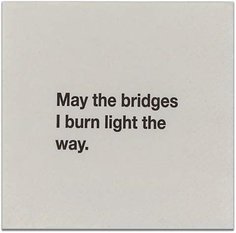 Мери Филипс коктел салфетки- Нека мостовите ги запалувам патот