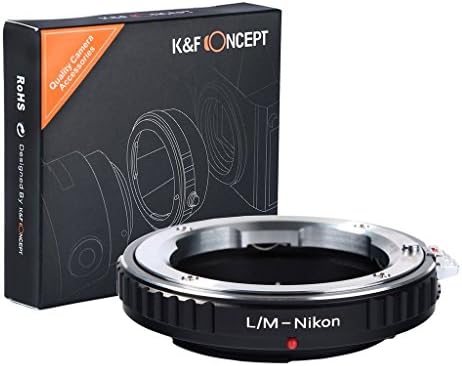 Адаптер за монтирање на леќи K&F концепт за леќи на Leica M RangeFinder до телото на камерата Никон