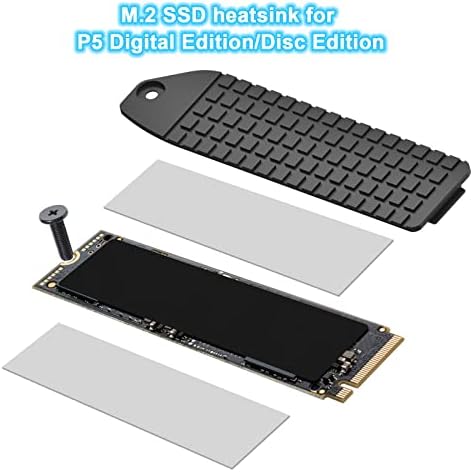MOUDOAUER Конзола за топлина за ладење Метален лист за ладење термички радијатор за PS5 NVME M.2 SSD додатоци за уреди за игри