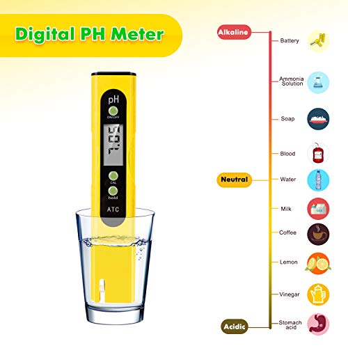 Дигитален тестер за pH - мерач со висока точност за пиење во вода за пиење и хидропоника
