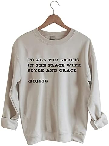 Женски екипаж, обичен пулвер врвови, модни печатени џемпери со преголеми слатки графички лабави со долги ракави