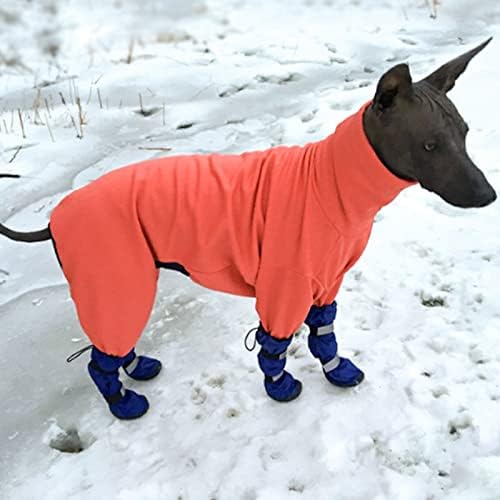 чизми за зимско кучиња со тиназир со рефлексивни ленти, водоотпорни анти-лизгачки чевли за миленичиња, чевли за кучиња за ден